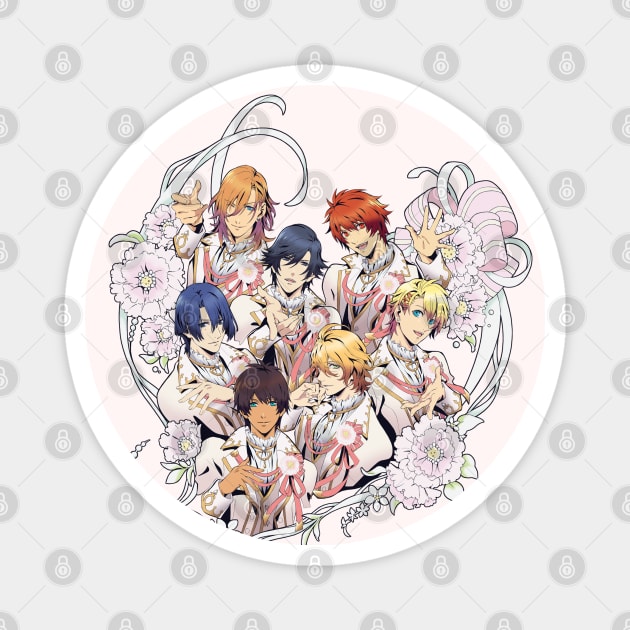 Uta No Prince Sama Flowers Magnet by valival